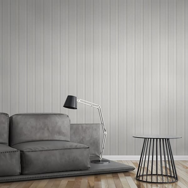 Övermålningsbar tapet textur Profhome 581310-GU lätt texturerad matt färg vit 26,5 m2