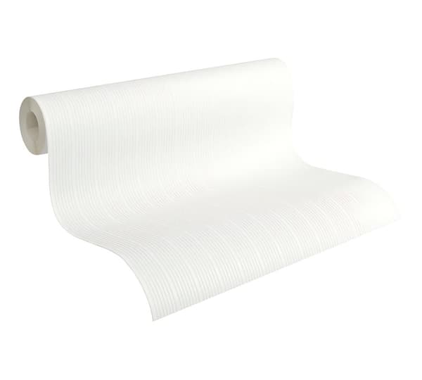 Övermålningsbar tapet textur Profhome 644916-GU texturerad matt färg vit 5,33 m2
