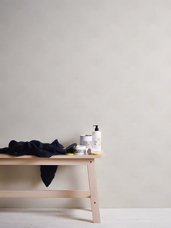 Papir tapet ornament Profhome 765772-gu lidt tekstureret mat färg beige grå hvid 5,33 m2