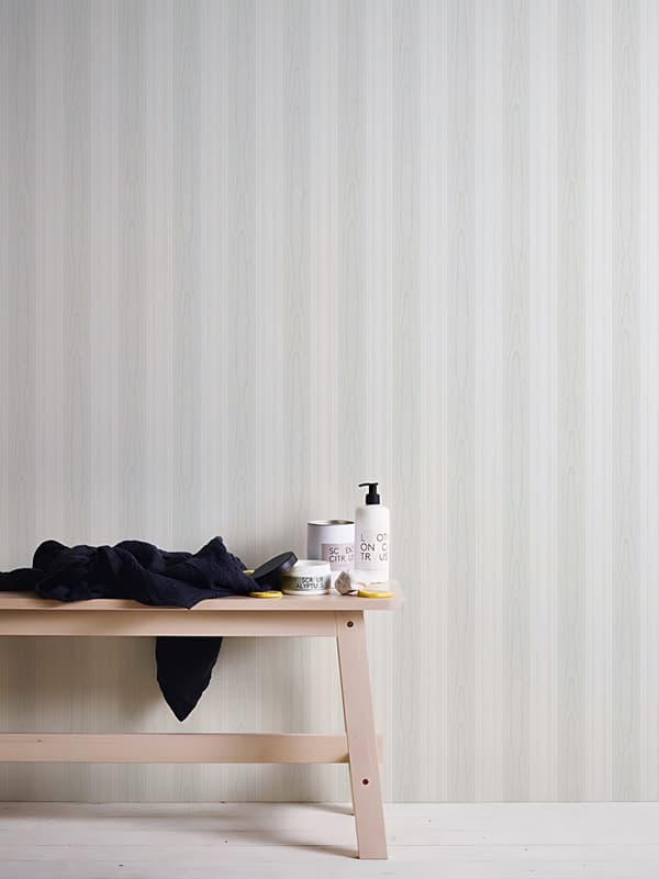 Tapet tyg utseende Profhome 765819-GU lätt texturerad matt färg vit 5,33 m2