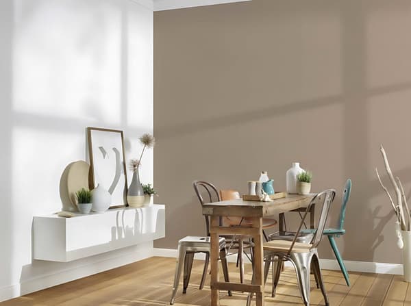 Non woven-tapet uni kulör Profhome 785510-GU slät matt färg brun 5,33 m2