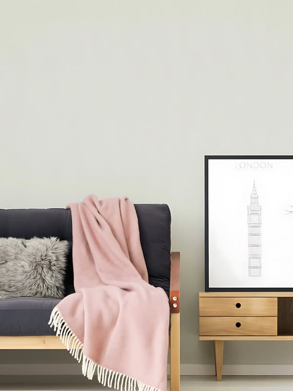 Non woven-tapet randigt mönster Profhome 913050-GU slät matt färg vit 5,33 m2