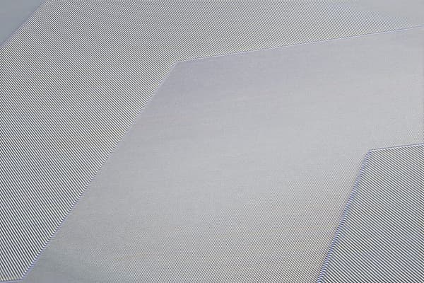 Non woven-tapet ornament Profhome 935235-GU slät glansigt färg silver 7,04 m2