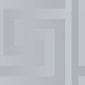 Miniatyrbild 1 av 6: Non woven-tapet ornament Profhome 935235-GU slät glansigt färg silver 7,04 m2