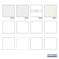 Miniatyrbild 7 av 7: Non woven-tapet ränder Profhome 935241-GU lätt texturerad glansigt färg guld vit 7,04 m2