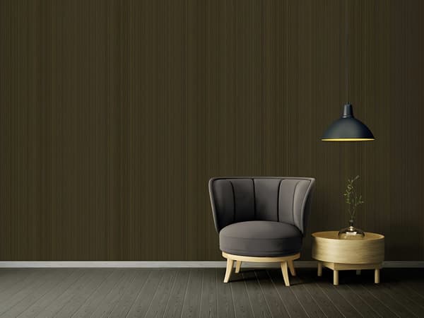 Non woven-tapet ränder Profhome 935254-GU slät glansigt färg svart guld 7,04 m2