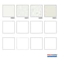 Miniatyrbild 6 av 6: Non woven-tapet textur Profhome 935826-GU lätt texturerad glansigt färg vit 7,04 m2