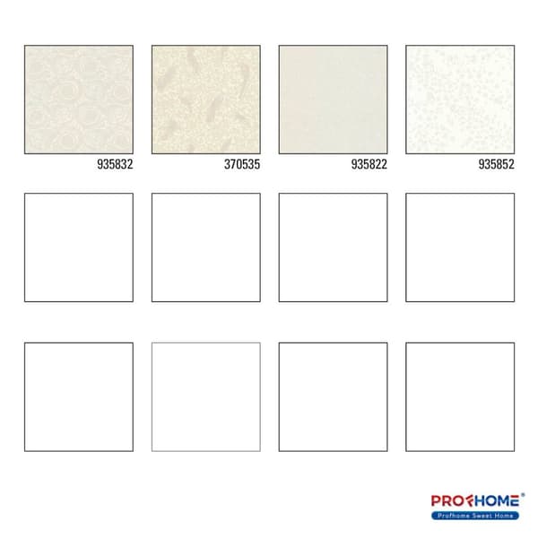 Non woven-tapet barock Profhome 935832-GU texturerad glansigt mönster matt bakgrund färg grädde silver 7,04 m2