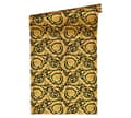 Miniatyrbild 2 av 6: Non woven-tapet barock Profhome 935834-GU texturerad glansigt mönster matt bakgrund färg guld svart 7,04 m2