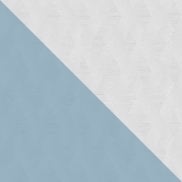 Övermålningsbar tapet romboidmönster Profhome 938731-GU texturerad matt färg vit 26,5 m2