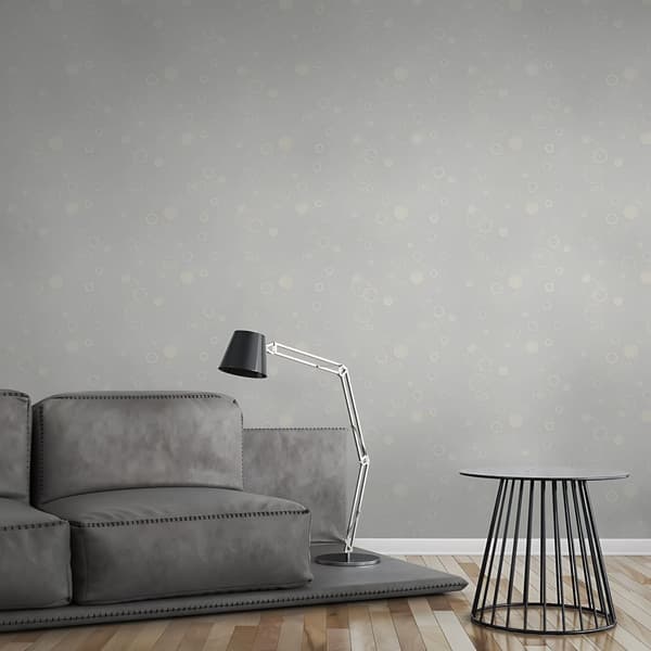 Övermålningsbar tapet geometrisk Profhome 949011-GU texturerad matt färg vit 26,5 m2