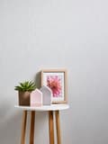 Miniatyrbild 4 av 6: Övermålningsbar tapet blomster Profhome 950710-GU texturerad matt färg vit 5,33 m2