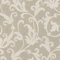 Miniatyrbild 1 av 8: Textiltapet barock Profhome 954901-GU texturerad matt färg beige silver 5,33 m2