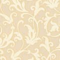 Miniatyrbild 1 av 8: Textiltapet barock Profhome 954902-GU texturerad matt färg gul guld 5,33 m2