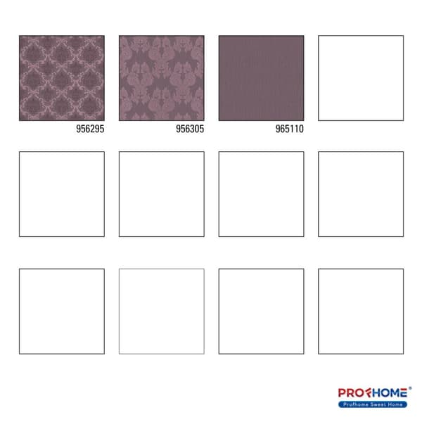 Tekstiltapet barok Profhome 956295-gu tekstureret mat färg violet 5,33 m2