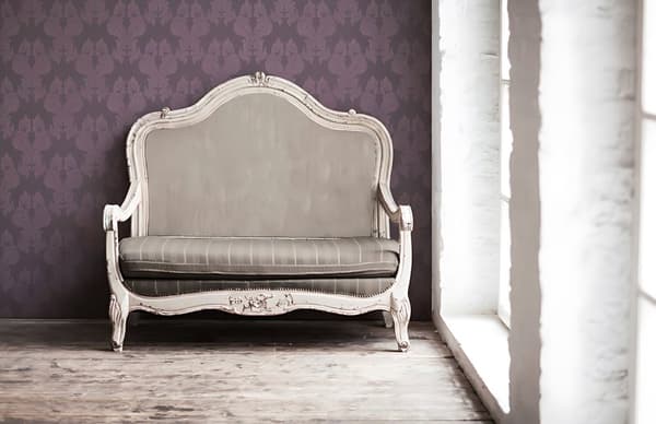 Textiltapet barock Profhome 956305-GU texturerad matt färg violett 5,33 m2