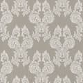 Miniatyrbild 1 av 8: Textiltapet barock Profhome 956306-GU texturerad matt färg grå beige 5,33 m2
