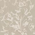 Miniatyrbild 1 av 8: Textiltapet Blommig Profhome 956331-GU texturerad matt färg beige 5,33 m2