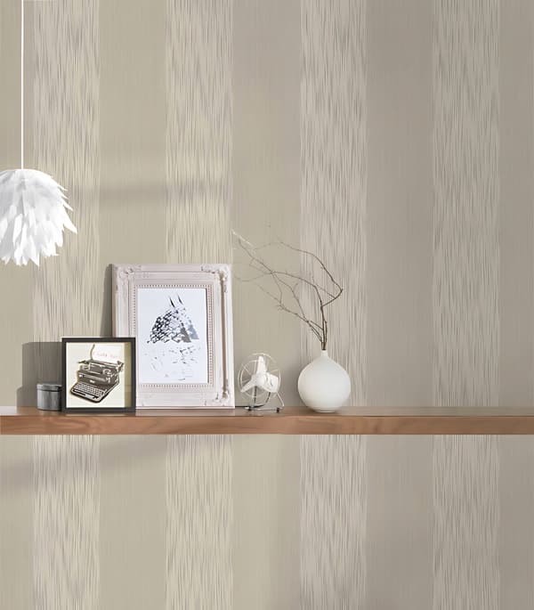 Textiltapet tyg utseende Profhome 956606-GU texturerad matt färg beige 5,33 m2
