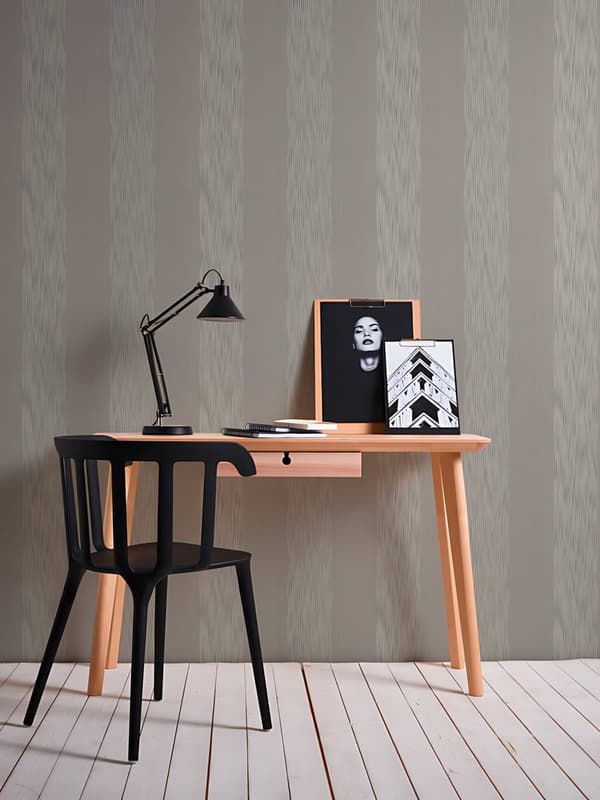 Textiltapet tyg utseende Profhome 956607-GU texturerad matt färg grå 5,33 m2