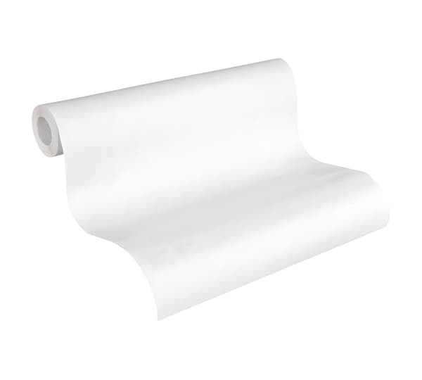 Övermålningsbar tapet textur Profhome 956791-GU lätt texturerad matt färg vit 5,33 m2