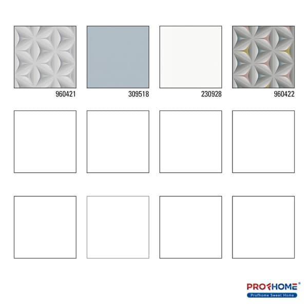 Non woven-tapet Blommig Profhome 960421-GU lätt texturerad matt färg grå 5,33 m2