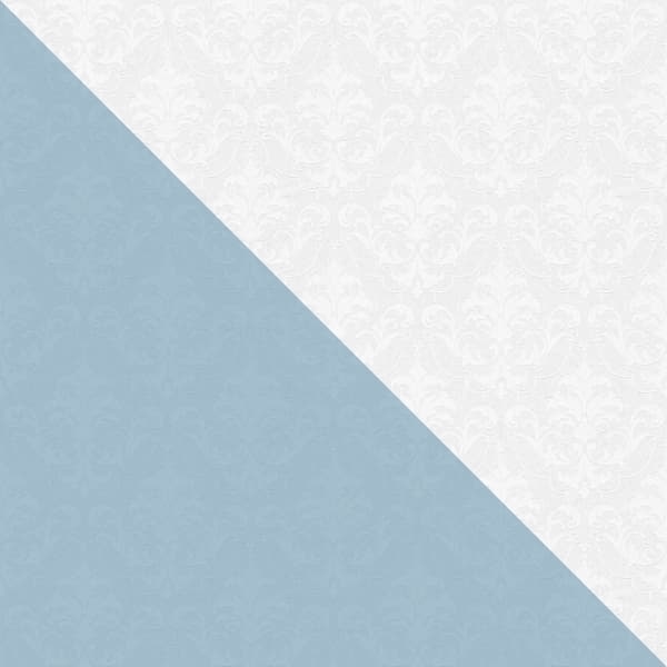 Övermålningsbar tapet ornament Profhome 961914-GU lätt texturerad matt färg vit 26,5 m2