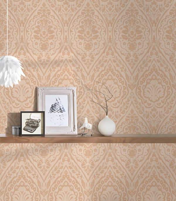 Tekstiilitapetti Profhome 961953-GU rakenteellinen matta färg beige 5,33 m2