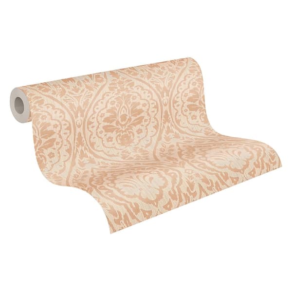 Tekstiilitapetti Profhome 961953-GU rakenteellinen matta färg beige 5,33 m2