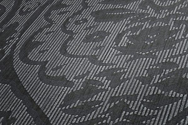 Textiltapet tyg utseende Profhome 961957-GU texturerad matt färg brun svart 5,33 m2