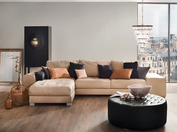Textiltapet tyg utseende Profhome 961961-GU texturerad matt färg vit grå 5,33 m2