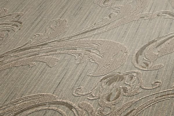 Textiltapet tyg utseende Profhome 961963-GU texturerad matt färg brun beige 5,33 m2