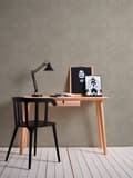 Miniatyrbild 5 av 8: Textiltapet tyg utseende Profhome 961963-GU texturerad matt färg brun beige 5,33 m2