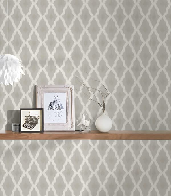 Textiltapet tyg utseende Profhome 961972-GU texturerad matt färg beige grädde 5,33 m2