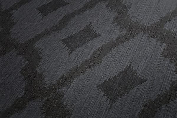 Textiltapet tyg utseende Profhome 961975-GU texturerad matt färg grå svart 5,33 m2