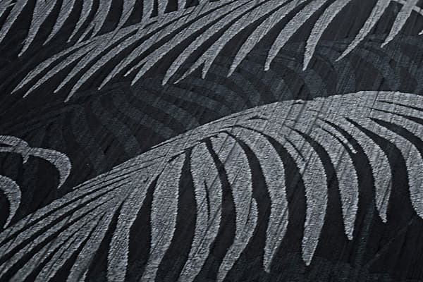 Textiltapet tyg utseende Profhome 961984-GU texturerad matt färg svart grå 5,33 m2