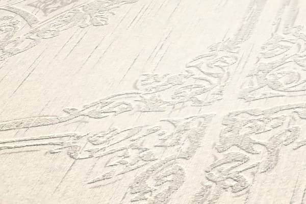 Textiltapet tyg utseende Profhome 961992-GU texturerad matt färg grädde grå 5,33 m2