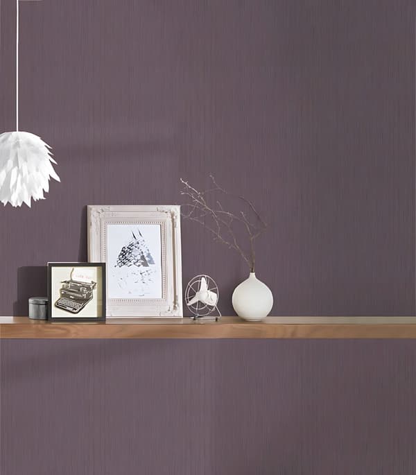 Textiltapet tyg utseende Profhome 965110-GU texturerad matt färg violett 5,33 m2