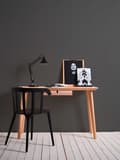 Miniatyrbild 5 av 8: Textiltapet tyg utseende Profhome 968524-GU texturerad matt färg svart mörkgrå 5,33 m2