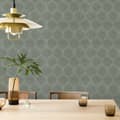 Miniatyrbillede 4 af 4: Superfresco Easy - Non-woven tapet - Hexagon Green - 10mx53cm