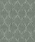 Miniatyrbillede 1 af 4: Superfresco Easy - Non-woven tapet - Hexagon Green - 10mx53cm