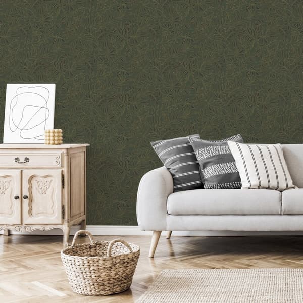 Superfresco Easy - Non-woven tapet - Sandrine Green - 10mx52cm
