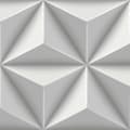 Miniatyrbillede 7 af 8: Origin Wallcoverings tapet 3D grafik lysegråt 0,53 x 10,05 m
