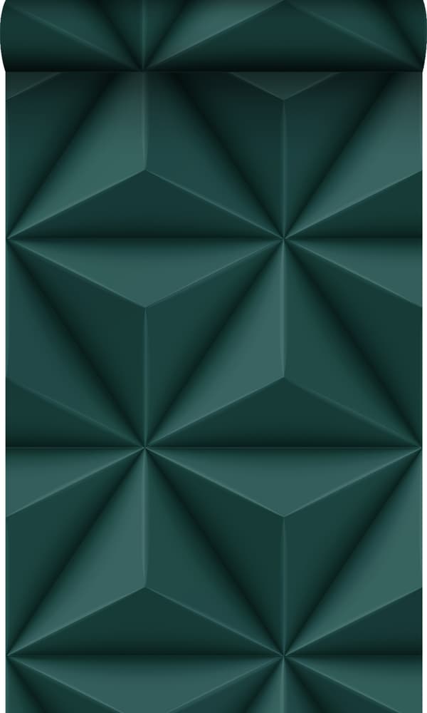 Origin Wallcoverings tapet 3D grafik benzinblåt 0,53 x 10,05 m
