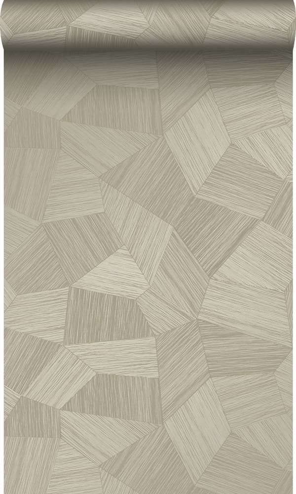Origin Wallcoverings tapet 3D grafik sandfarvet 0.53 x 10.05 m
