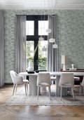 Miniatyrbild 5 av 8: Origin Wallcoverings tapet tredimensionell grafik blågrå 0.53 x 10.05 m