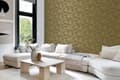 Miniatyrbillede 4 af 8: Origin Wallcoverings tapet 3D grafik guld 0.53 x 10.05 m
