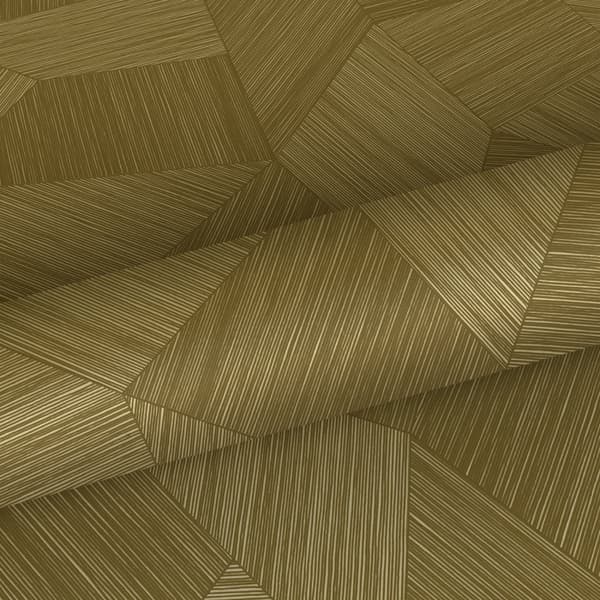 Origin Wallcoverings tapet 3D grafik guld 0.53 x 10.05 m