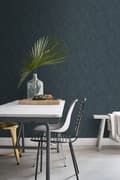 Miniatyrbild 2 av 7: ESTAhome tapet palmblad mörkblått 0.53 x 10.05 m