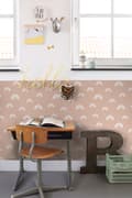 Miniatyrbild 4 av 8: ESTAhome tapet regnbågar terrakotta rosa 0.53 x 10.05 m